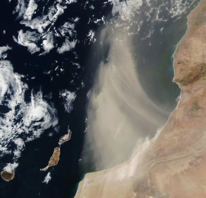 Una polvareda trasatlántica | Noticias de la Ciencia y la Tecnología (Amazings® / NCYT®)