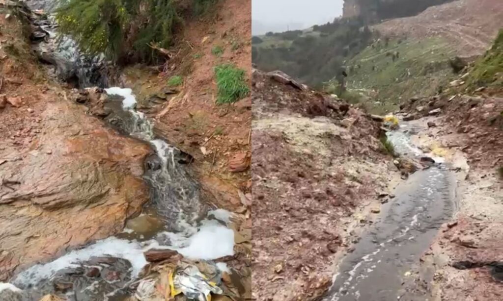 Vecinos acusan derrame de líquidos contaminantes del vertedero Morrompulli a estero en Valdivia