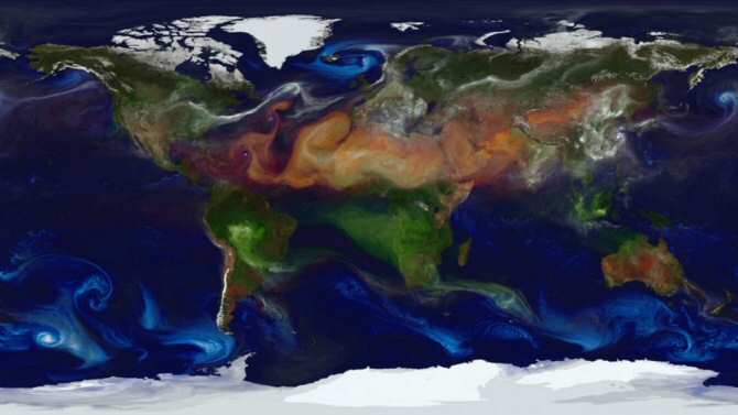 Inesperada presencia continua de bacterias y hongos del Sáhara en los cielos del sur de Europa