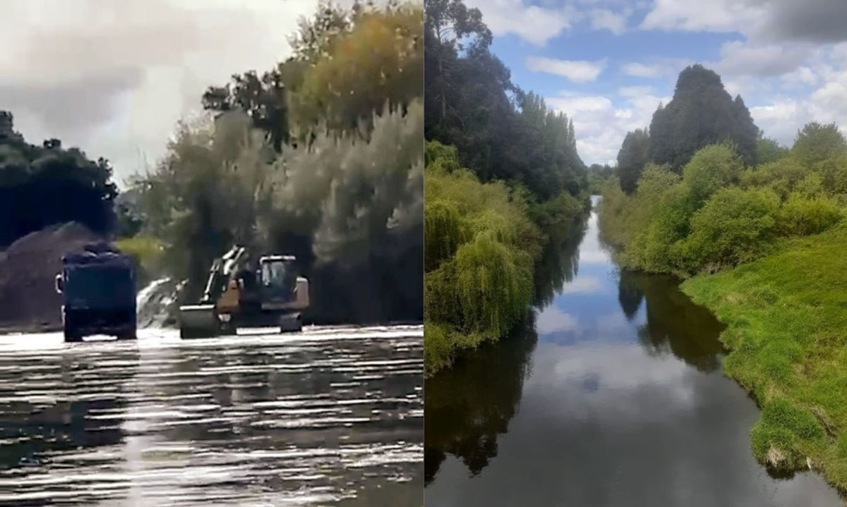 Organización denuncia extracción ilegal de ripio en río Rahue de Osorno ...