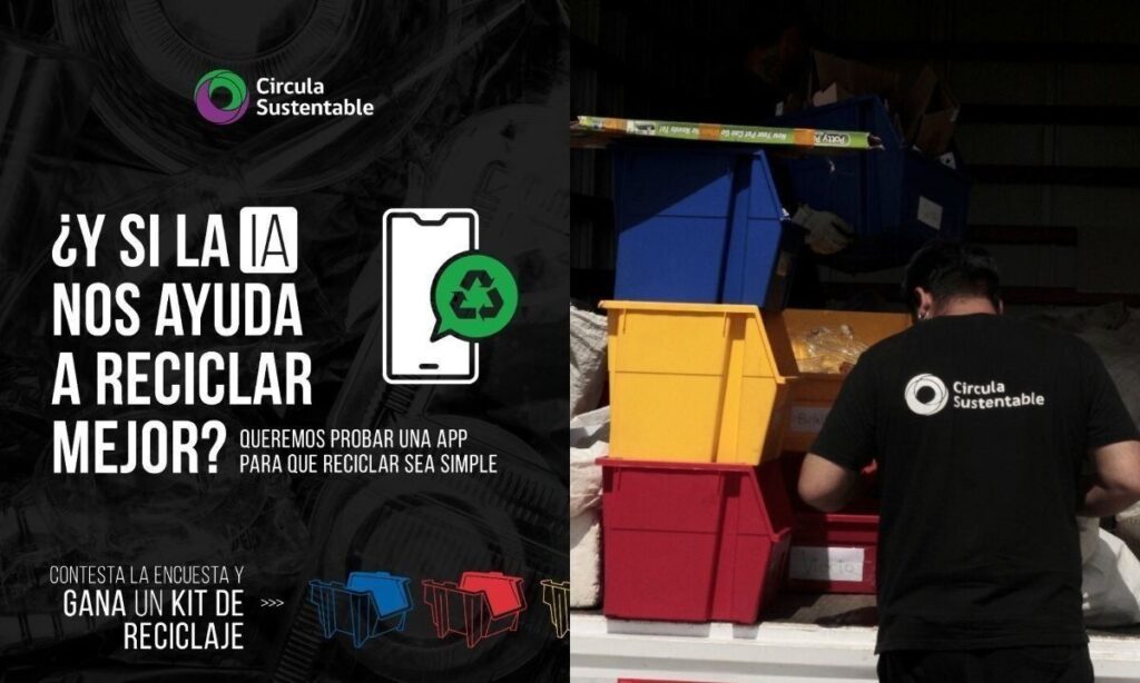 Circula Sustentable trabaja en innovadora aplicación de reciclaje con IA