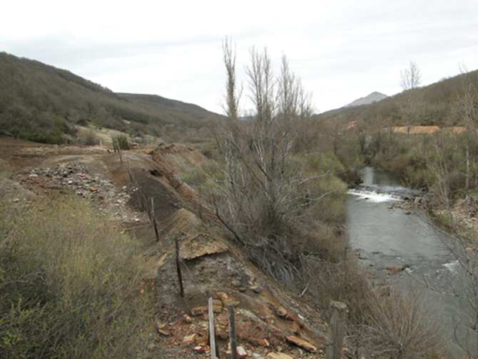 La vegetación se abre paso en una antigua zona minera con mucha contaminación