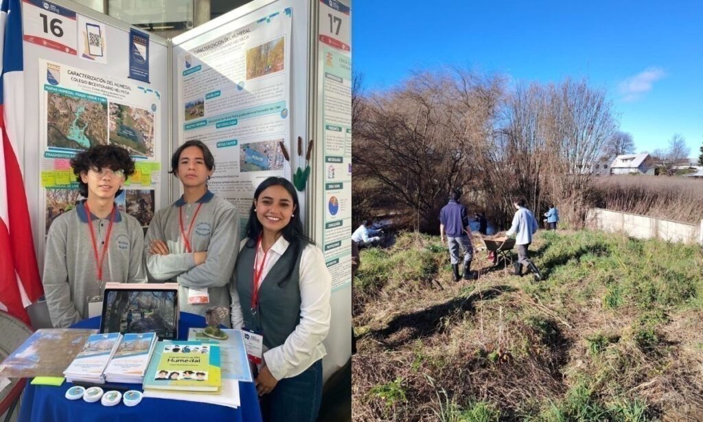 Valdivianos buscan representar a Chile con proyecto de restauración de humedal en feria internacional