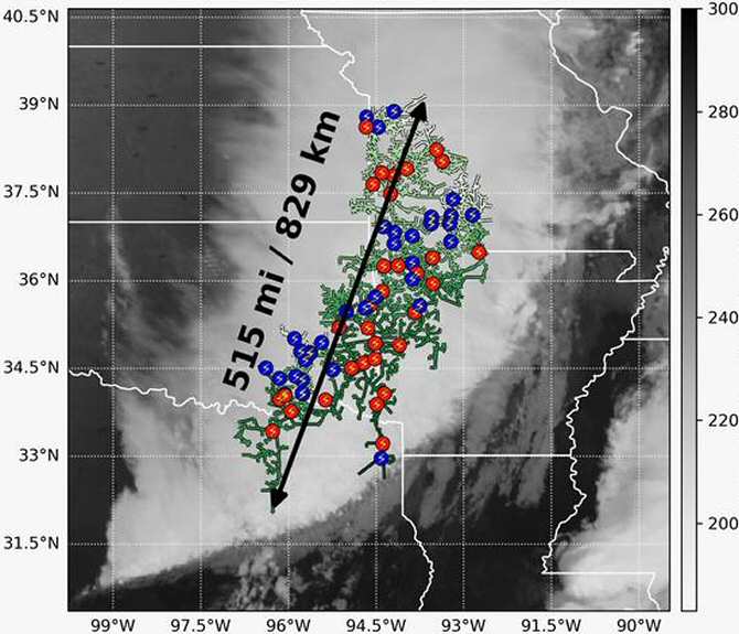 Nuevo récord de relámpago más grande