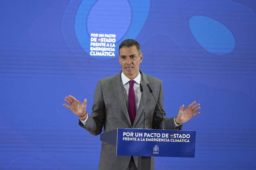 Las 10 ‘claves’ del ‘Pacto de Estado’ de Pedro Sánchez contra el cambio climático
