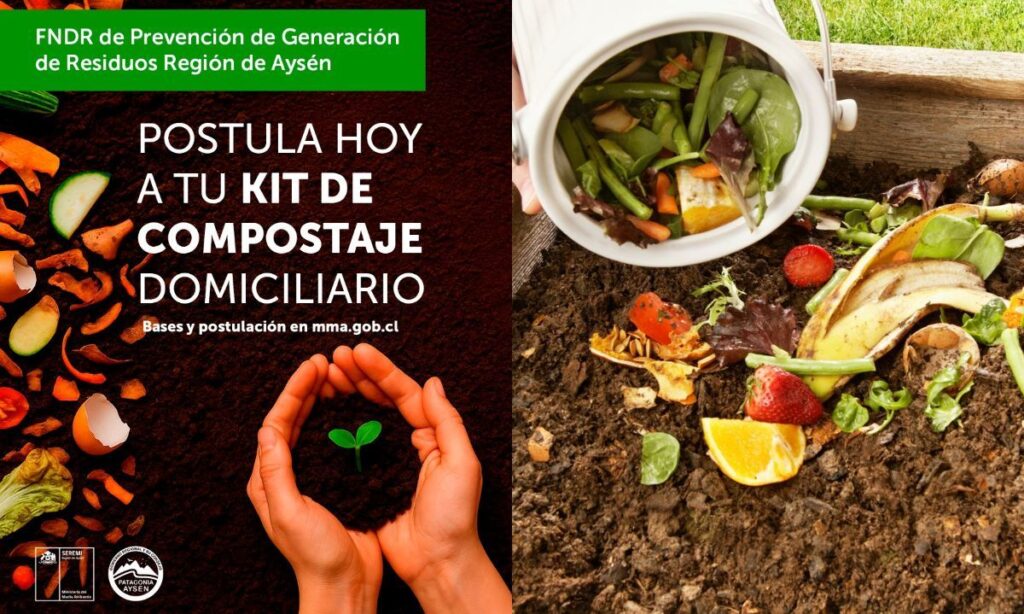 Abren postulaciones para que familias ayseninas obtengan kit de compostaje domiciliario