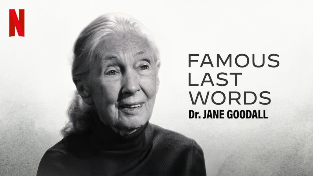 El ‘testamento vital’ de Jane Godall se podrá ver en Netflix
