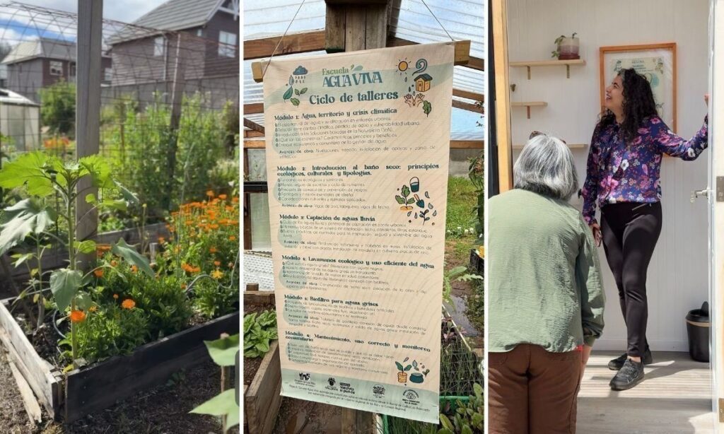 Huerta de Collico culmina exitoso proyecto de baño seco y uso eficiente del agua