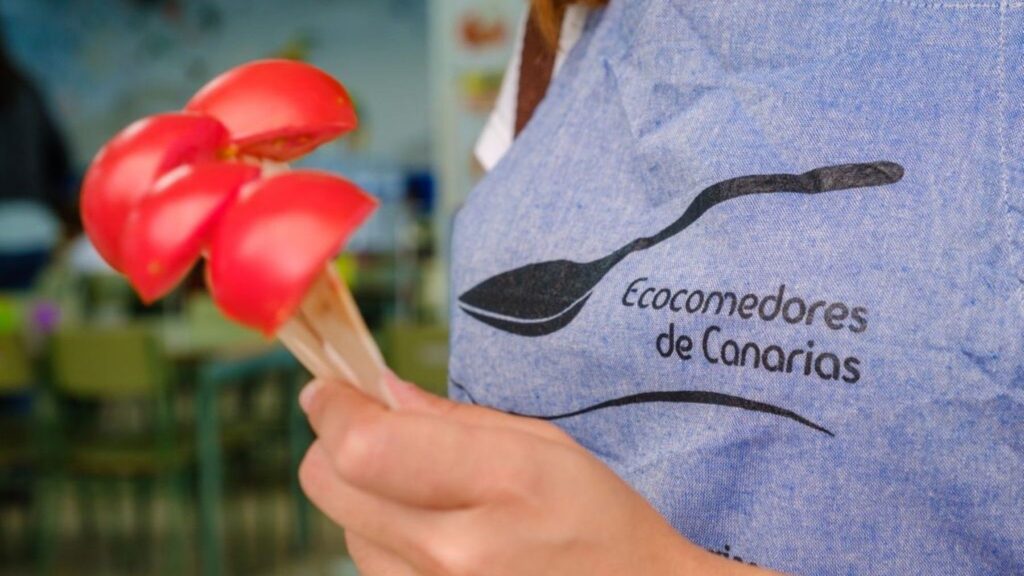 El programa Ecocomedores en Canarias premia el producto local y la salud
