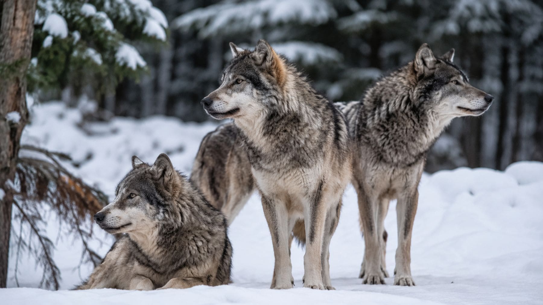Alarma en Yellowstone y Wyoming tras confirmar un brote de una enfermedad que ha reducido el número de lobos al nivel más bajo desde la reintroducción