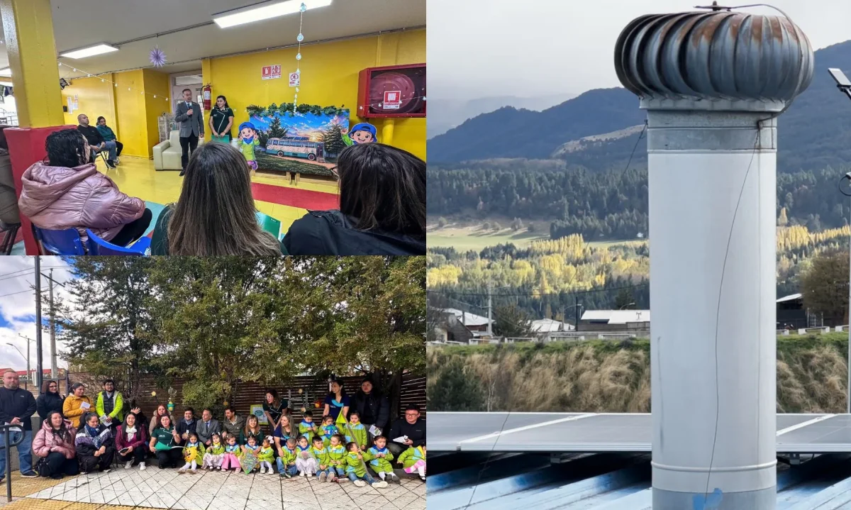 Proyecto de energía solar beneficia a niños de jardín infantil en Coyhaique