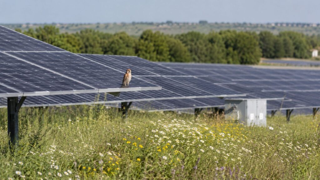 Nadie lo vio venir pero los datos lo avalan: pensábamos que los paneles solares eran una amenaza para la fauna pero científicos confirman que se están convirtiendo en refugios de aves protegidas