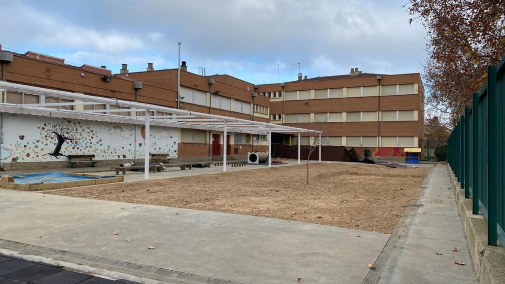 Zaragoza llena de verde sus colegios: 250.000 euros al año para plantar vegetación en los patios y frenar el calor extremo