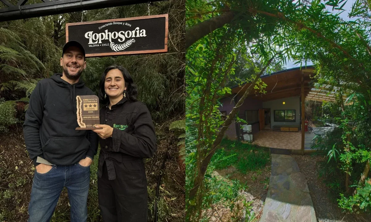 Destacan modelo de triple impacto impulsado por Lophosoria Ecolodge desde Valdivia