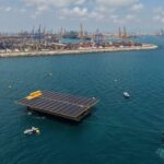 España ya tiene en el mar de Valencia su primera planta solar flotante de 500 kW y su gemela en camino para formar el primer demostrador de 1 MW del país