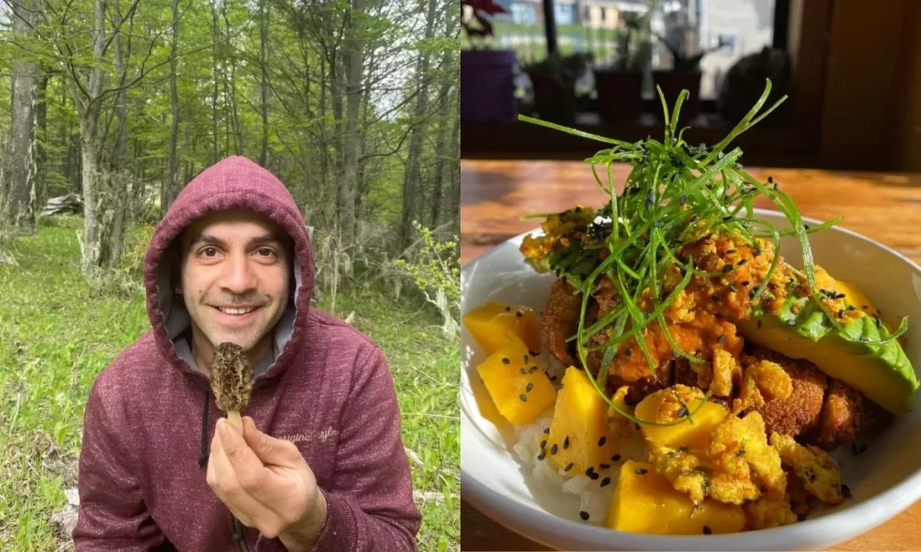 Propuesta gastronómica vegana impulsa el uso de ingredientes silvestres desde Aysén